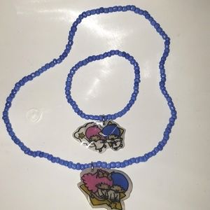 Sanrio characters necklace and bracelet